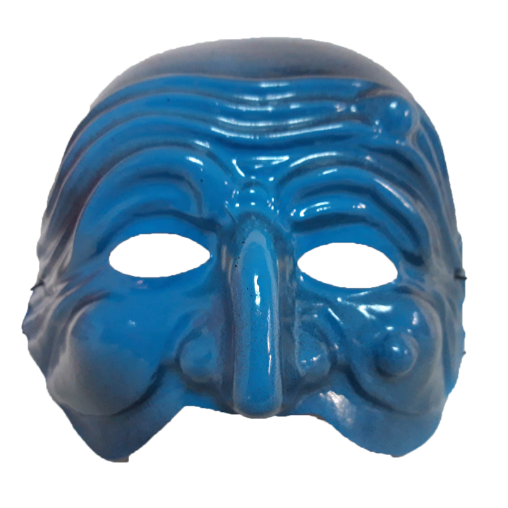 Máscara azul mción - Tristeza